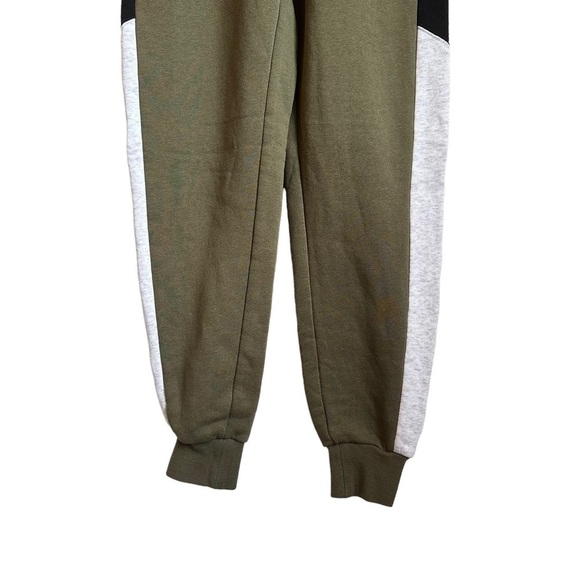NIKE Olive Green Color Block Street Wear Jogger Sweatpants - Picture 3 of 11